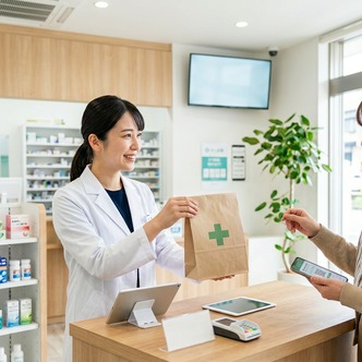 オンラインで待ち時間を短縮してお薬を受け取れます